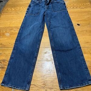 American Eagle Outfitters Dark Blue Relaxed Jeans